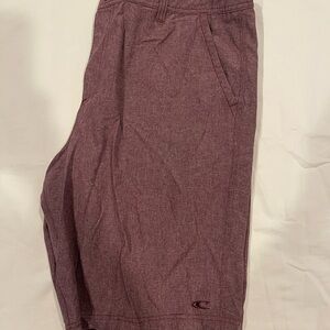 O’Neil maroon shorts